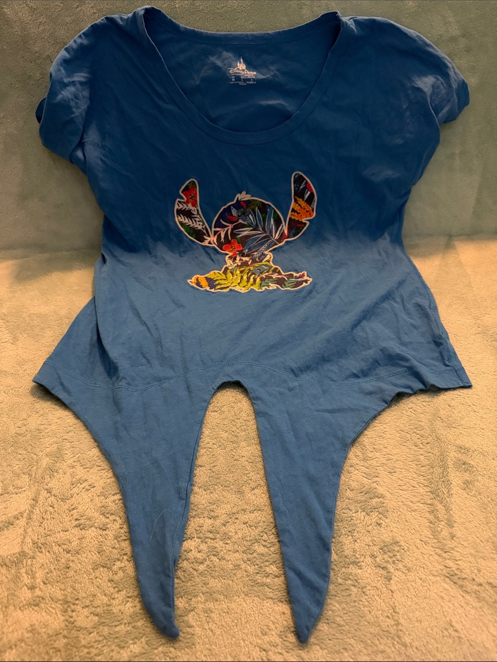 Adult Stitch front tie shirt SIZE M